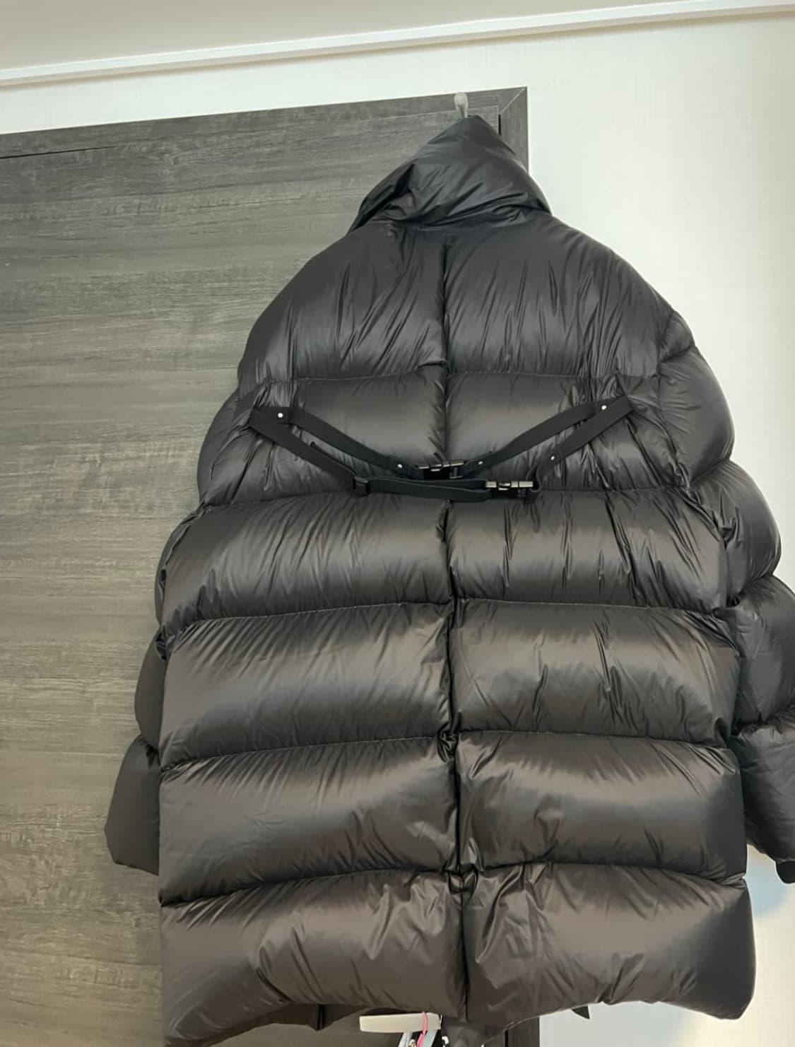 23fw 릭오웬스 퍼넬넥 구스 패딩 롱버젼 상품이미지5