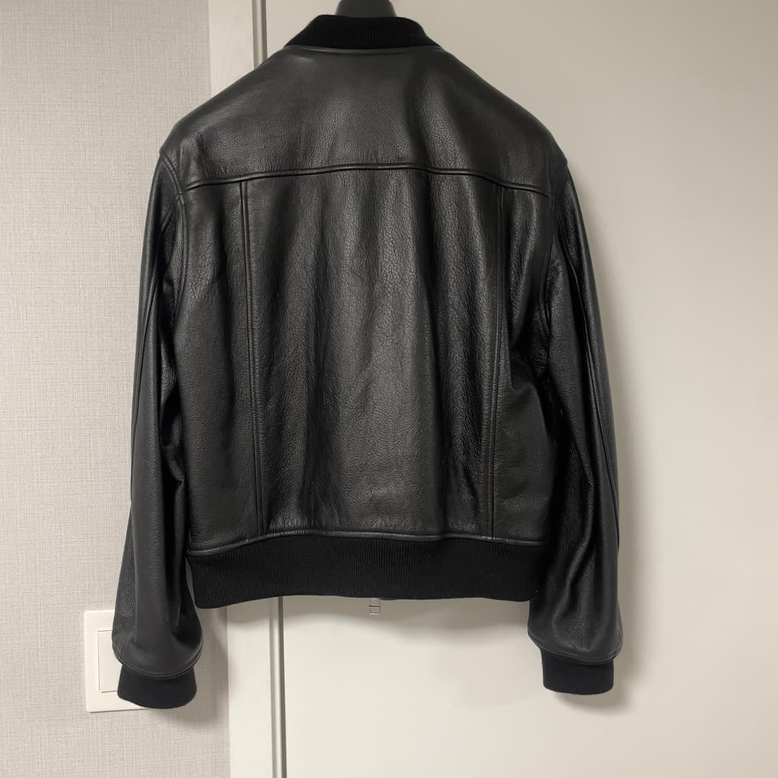 토니웩 그레인 레더 블루종 봄버 자켓 상품이미지3