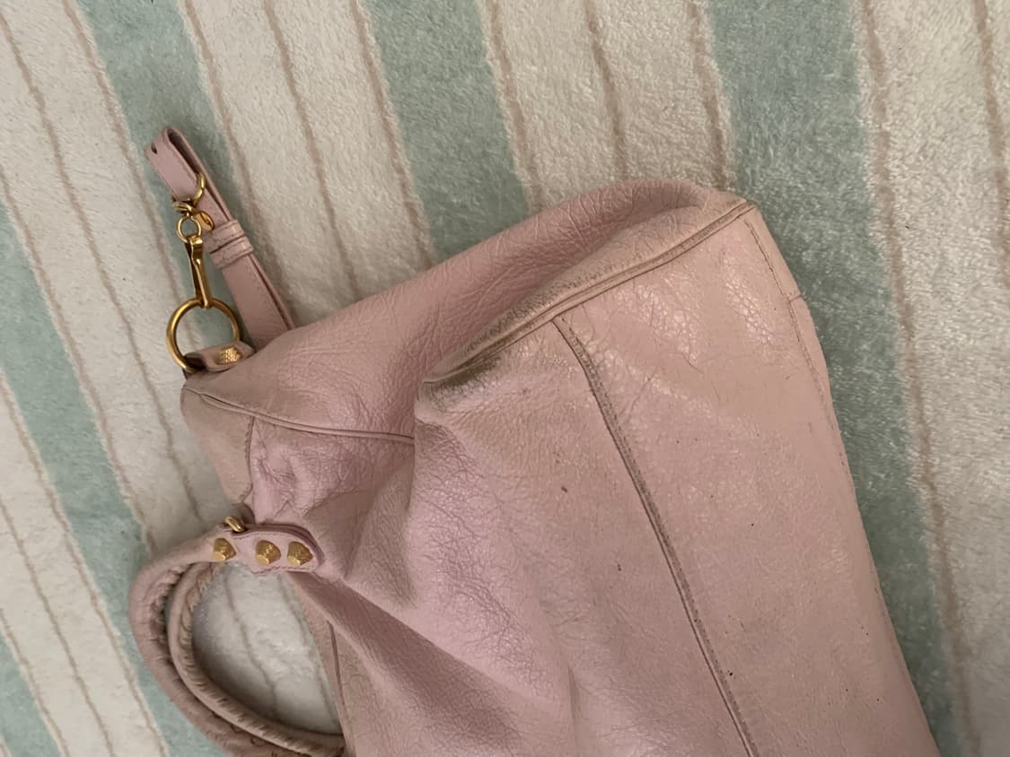 발렌시아가 모터백 시티백 핑크 가방 상품이미지6