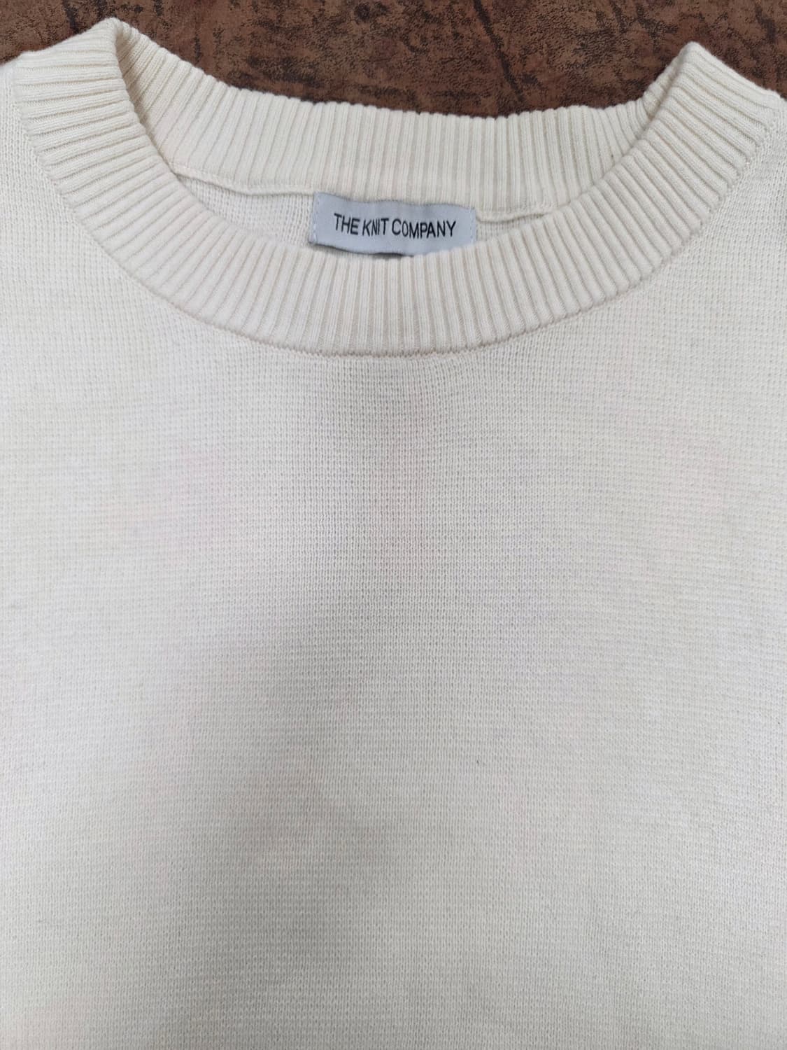 더니트컴퍼니 라운드넥 코튼 니트 L 상품이미지3