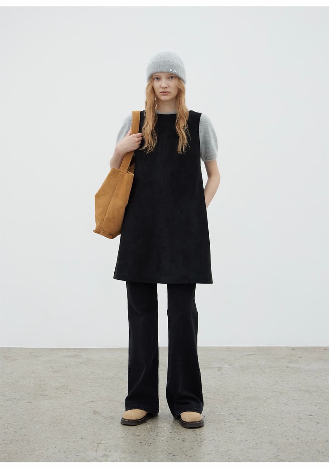 르바 Relaxed Boots Cut Denim-Black (M사이즈) 상품이미지5