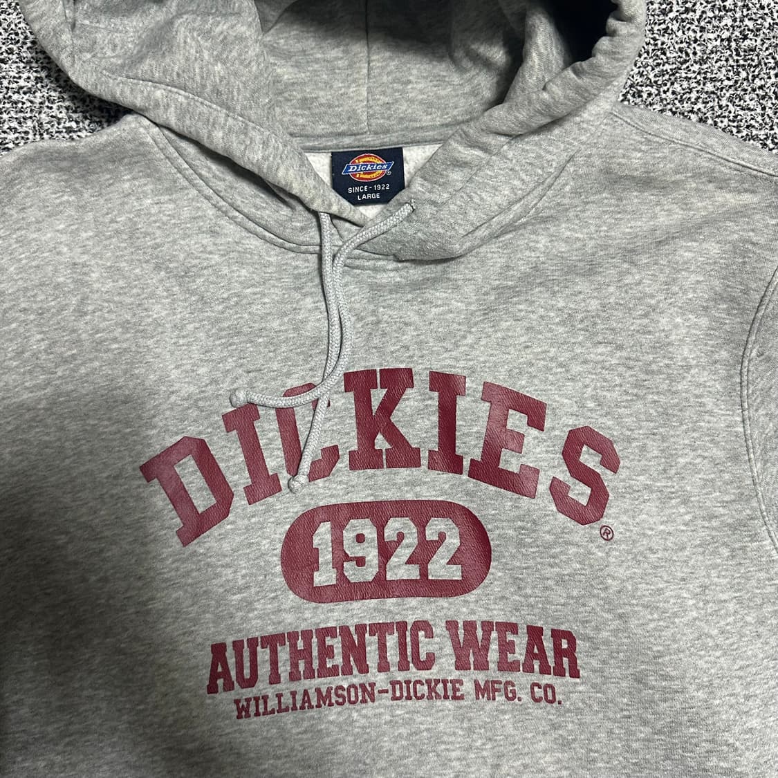 (L) 디키즈 1922 후드티 회색 상품이미지2