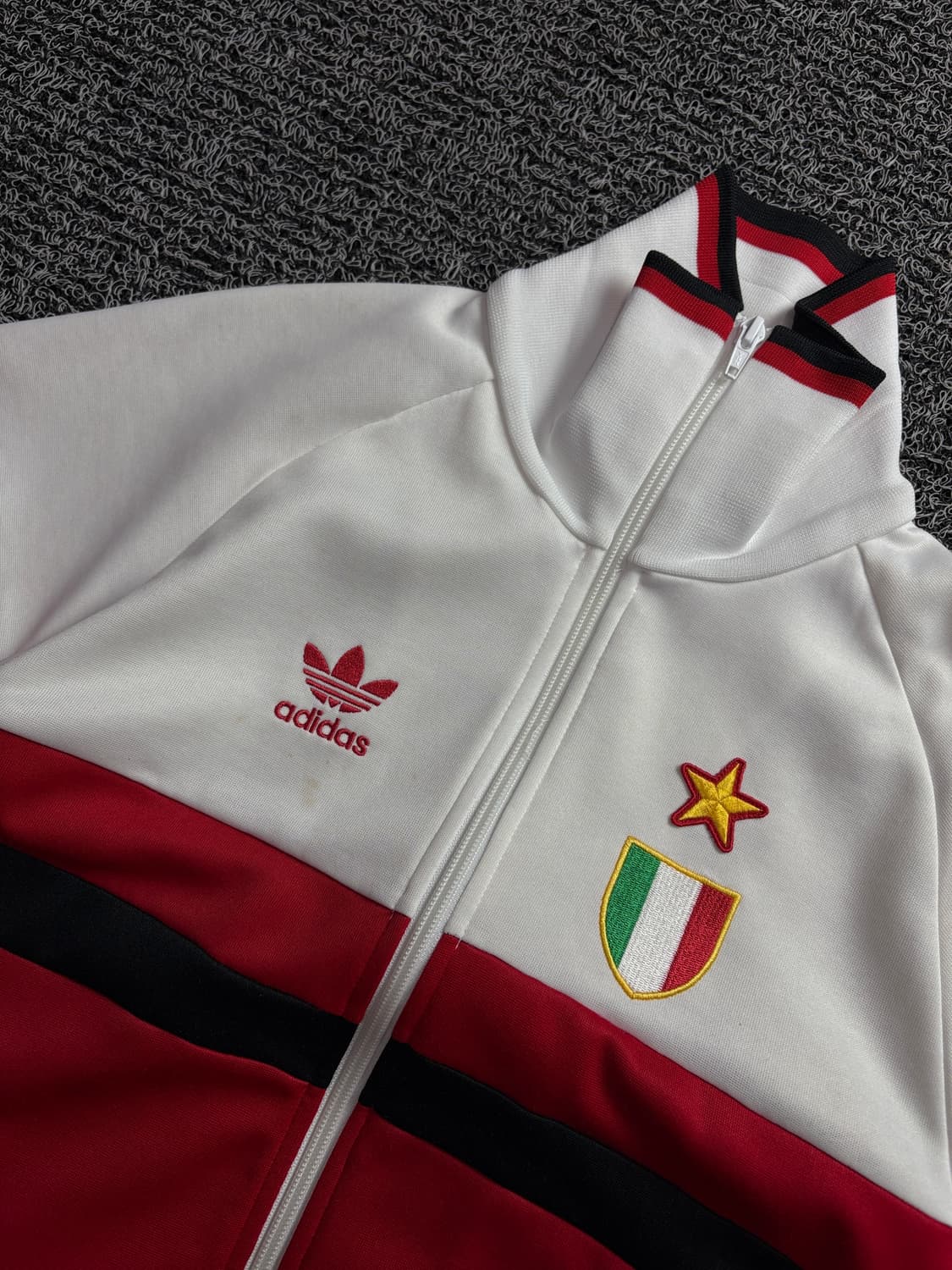 00s 아디다스 AC밀란 레트로 트랙탑 자켓 1624 상품이미지4