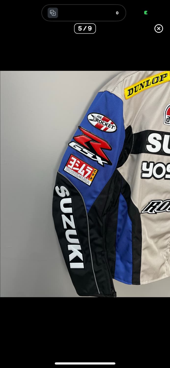 스즈키 요시무라 레더 레이싱 자켓 A3350 상품이미지5