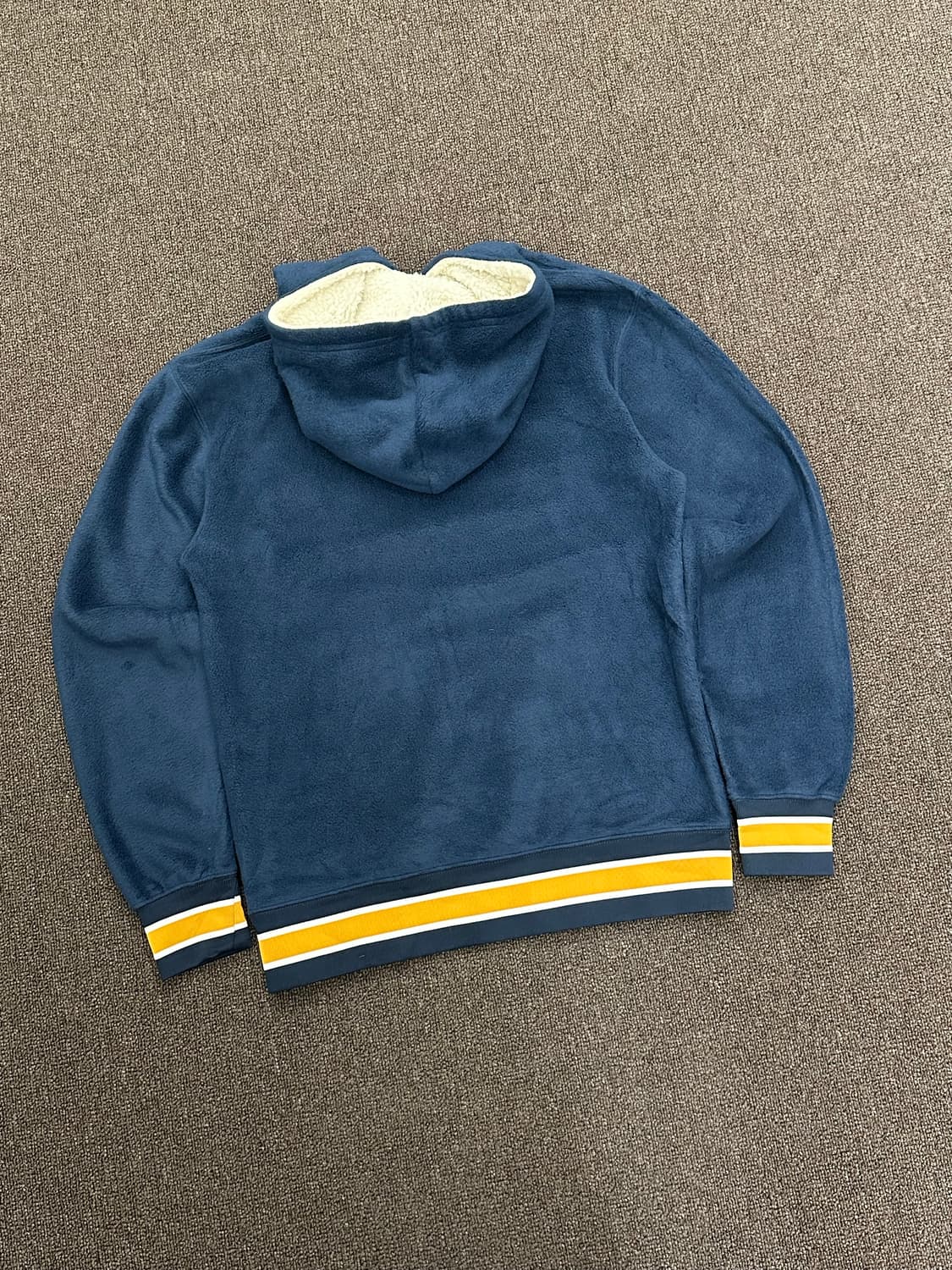 M)컨버스 빈티지 양털 네이비 후디 상품이미지6