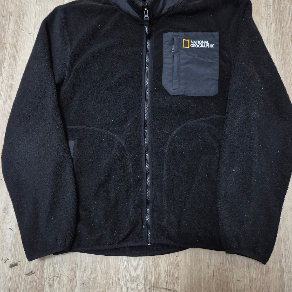 내셔널지오그래픽 포켓 뽀글이 후리스 자켓 L(100) 상품이미지3