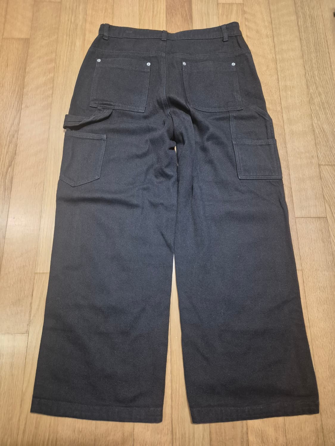 트래블 카펜터 데님 팬츠 블랙 상품이미지6