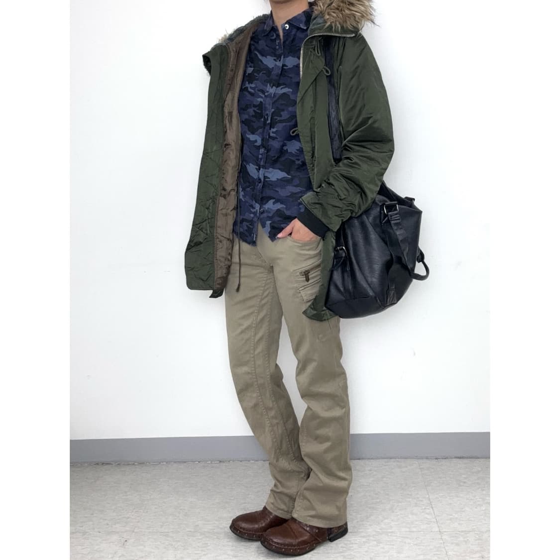 빈티지 NICOLE 유틸리티 베이지 카고 팬츠 상품이미지1