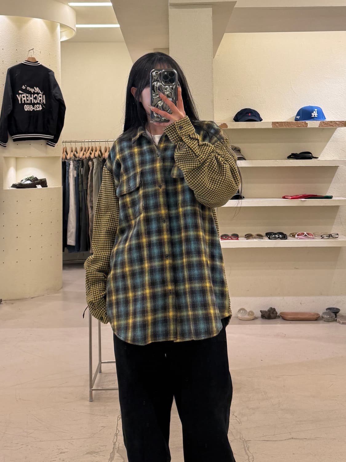 슈프림 믹스드 플래드 플란넬 셔츠 U1068 상품이미지1