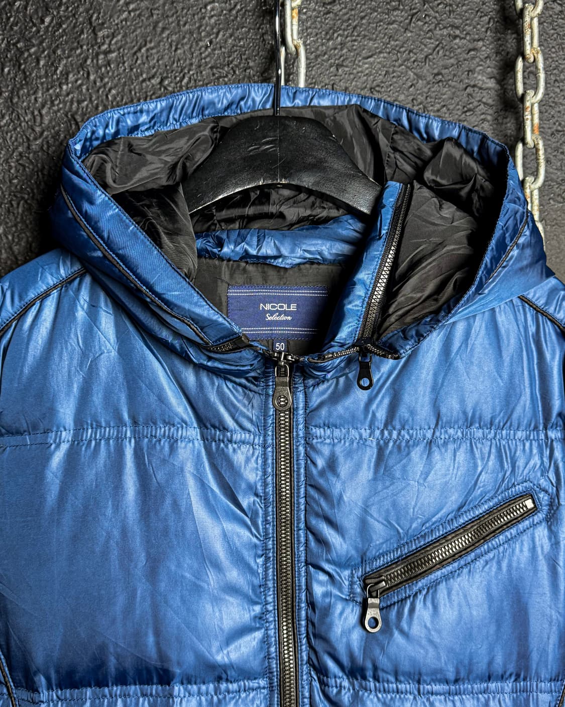 NICOLE Selection – Blue Hooded Down 상품이미지2