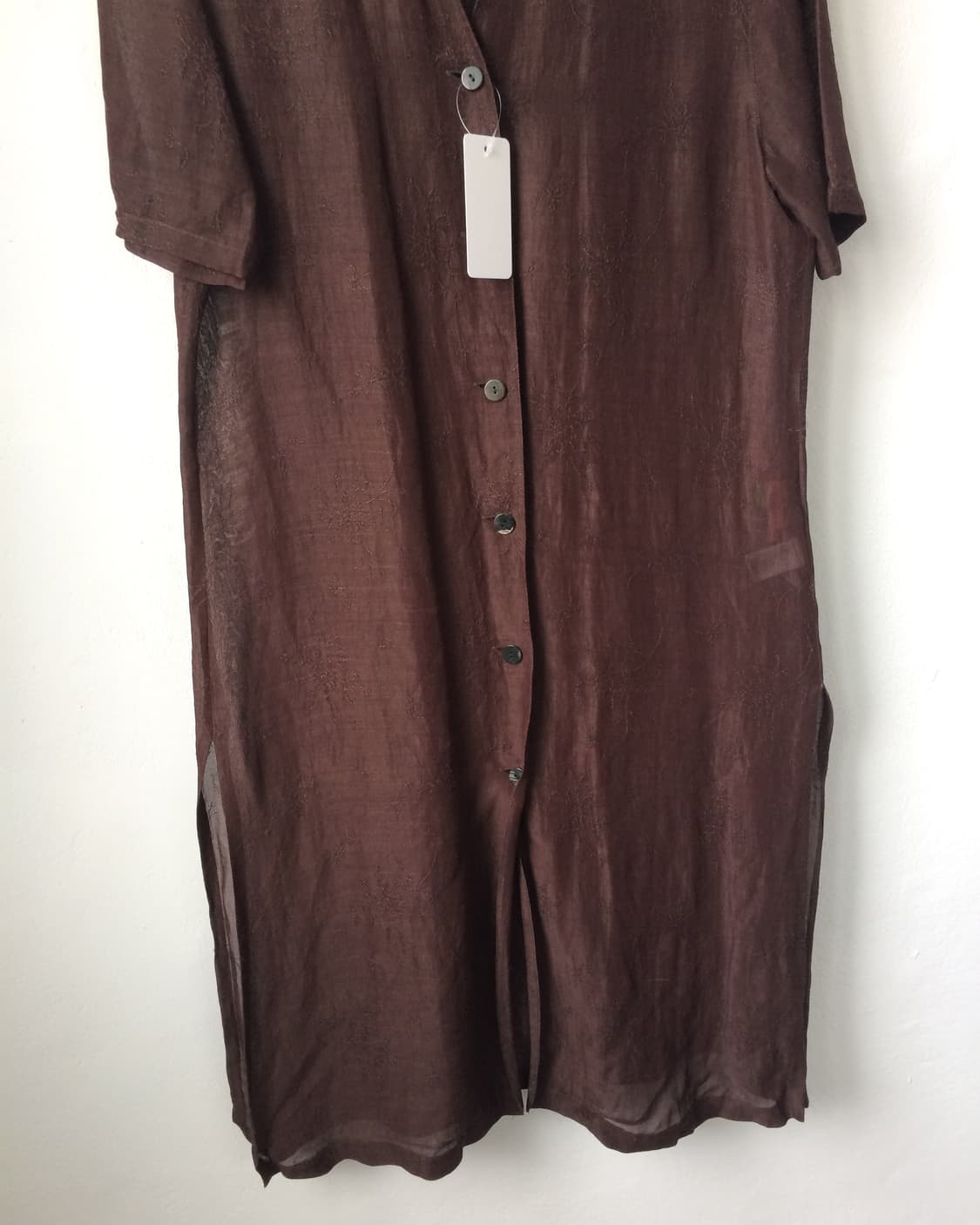 Embroidery pattern long blouse 상품이미지3