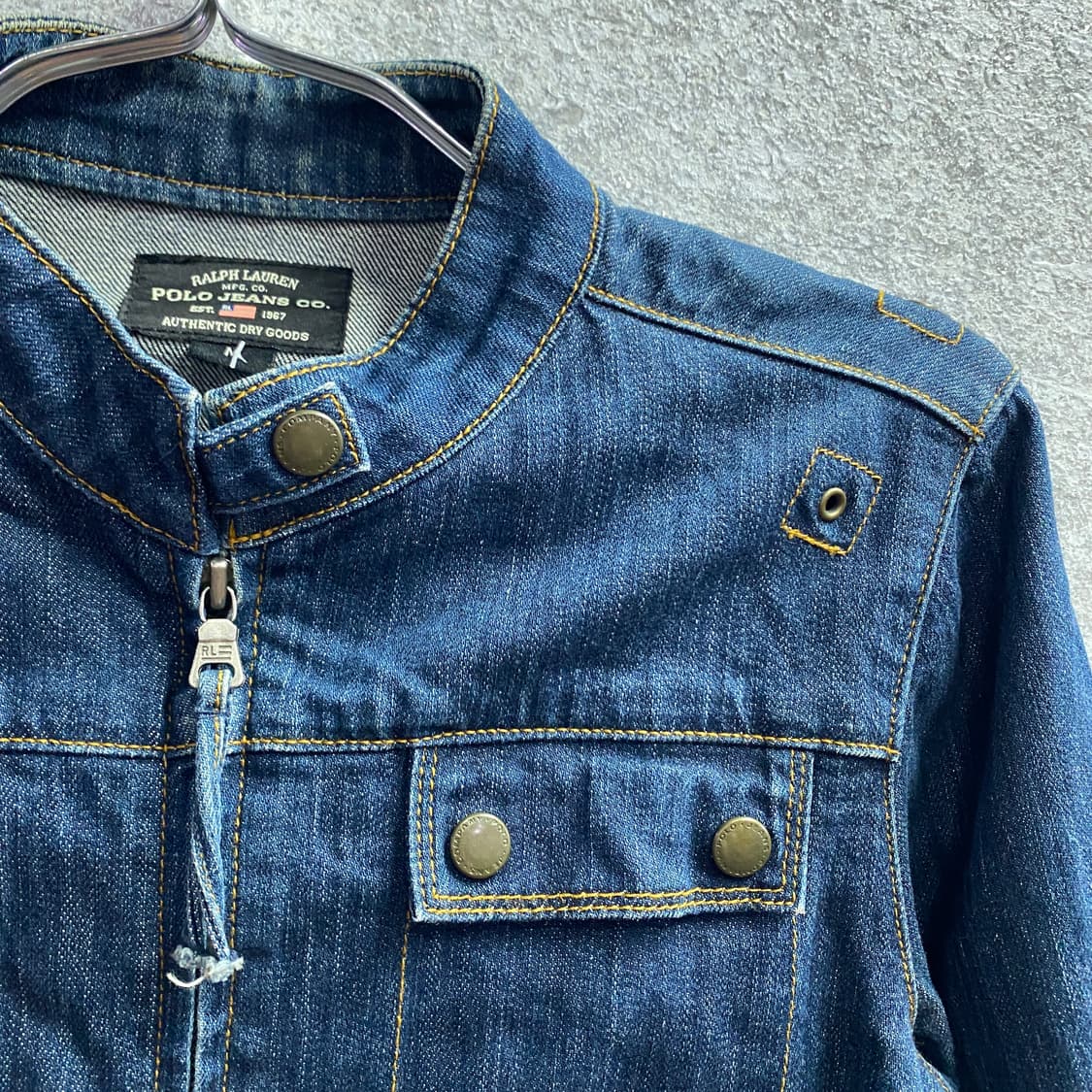 폴로랄프로렌 폴로진스 데님 바이커 자켓 B4285 상품이미지5