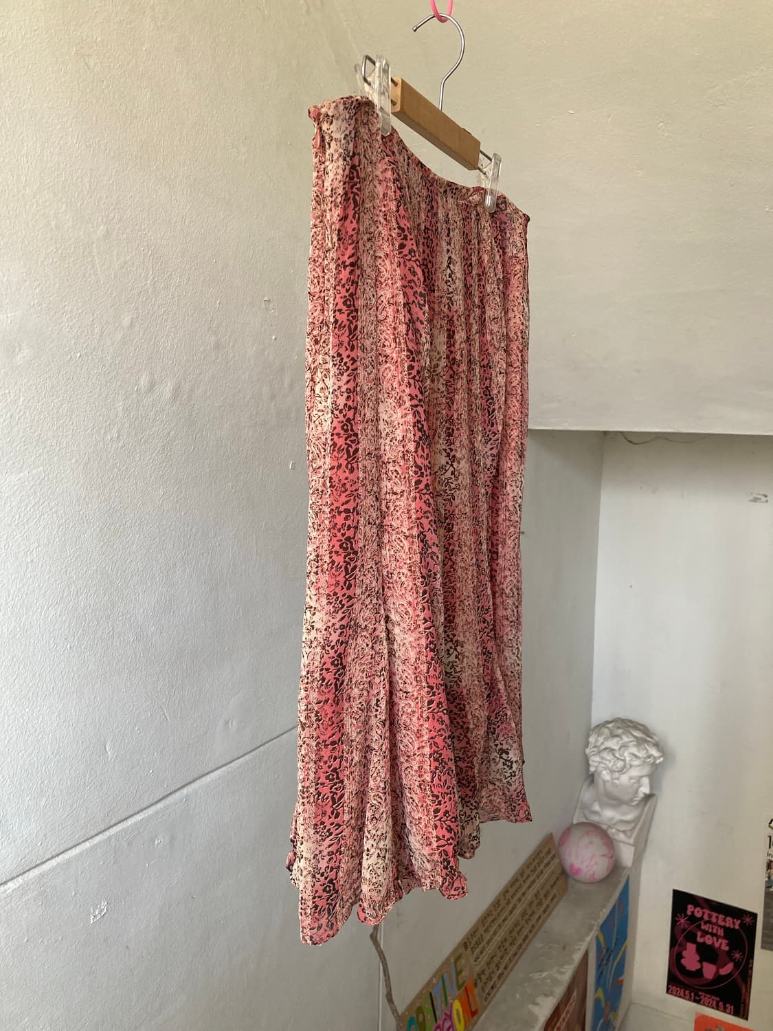 레이온 100% 플레어 패턴 스커트 상품이미지8