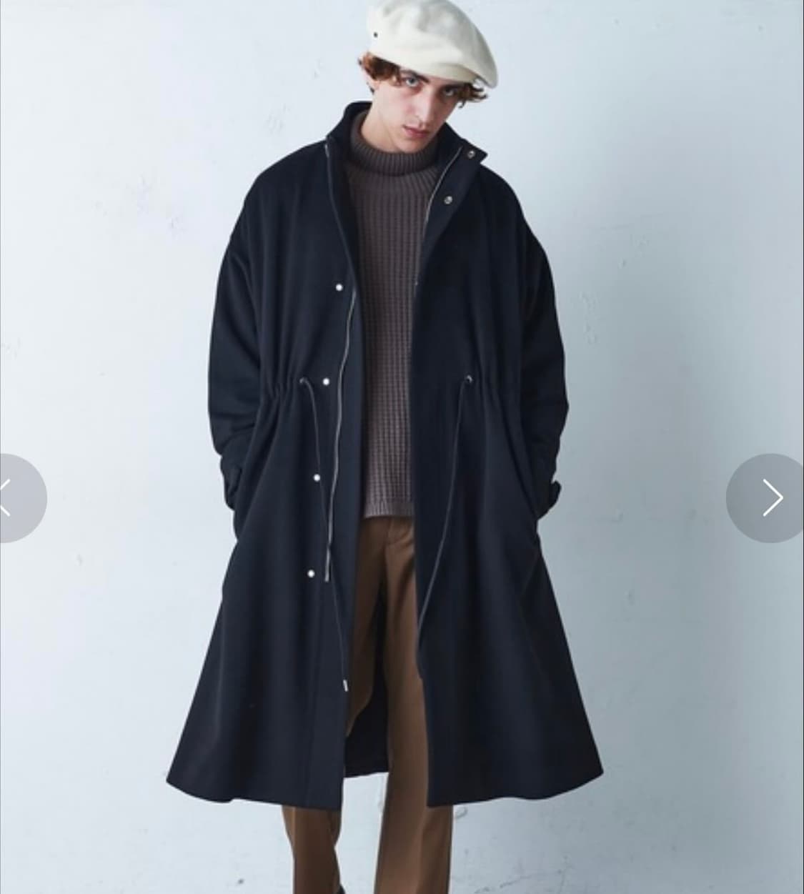 Lui's - 울 모즈 코트 상품이미지8