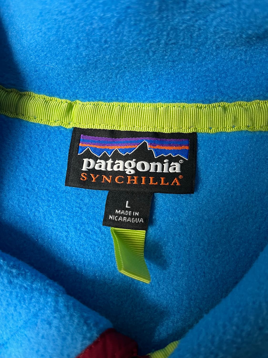 파타고니아 신칠라 스카이블루 L (헤비) 상품이미지4