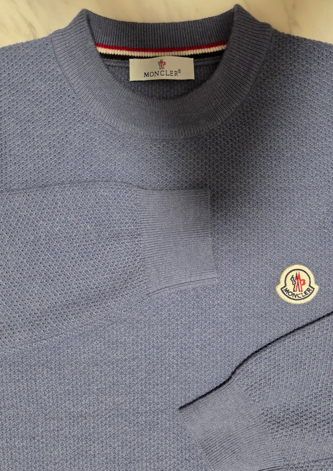 몽클레어 네이비 블루 니트 상품이미지4