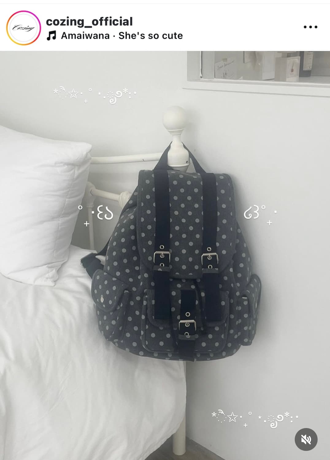 코징 도트 백팩 상품이미지1