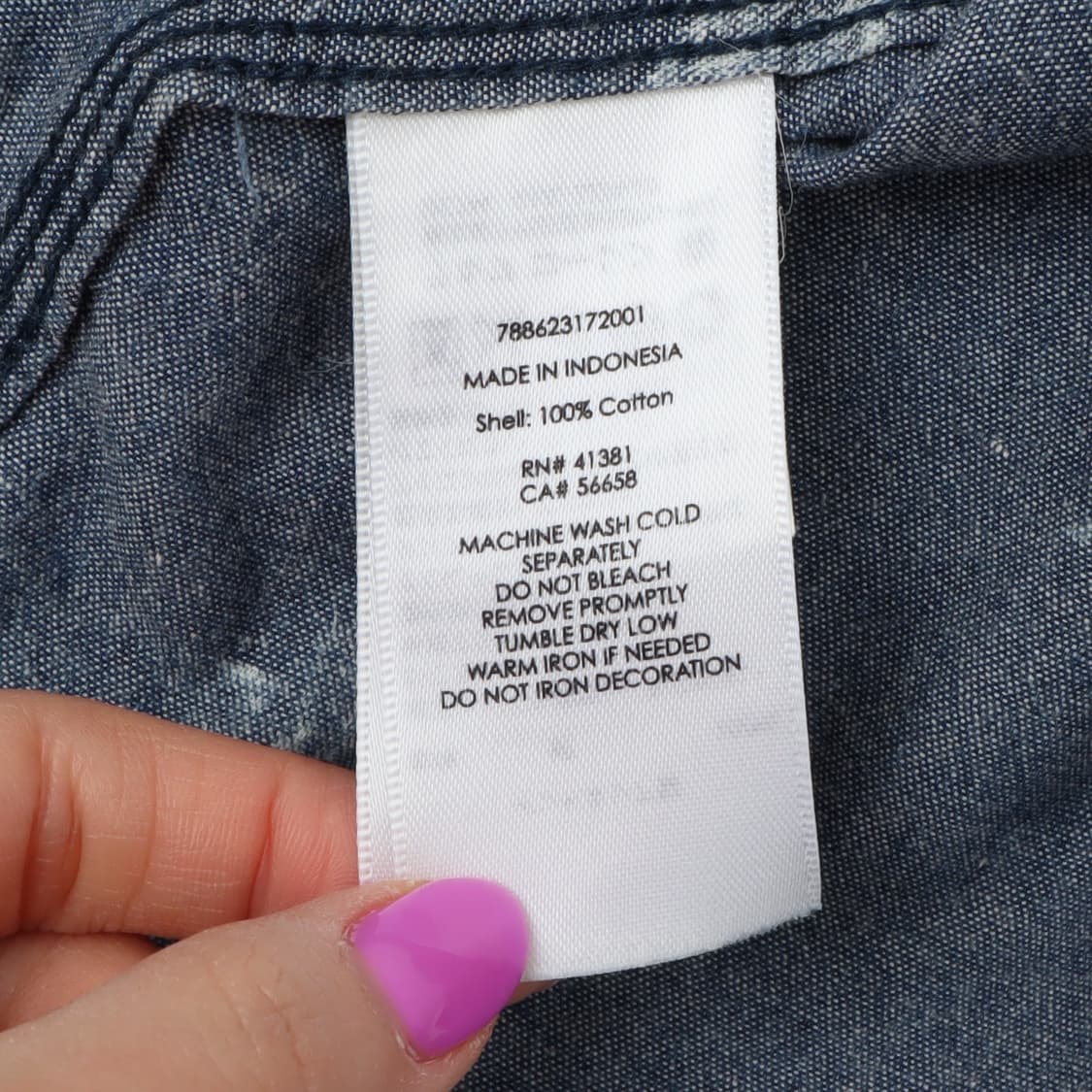 데님앤서플라이 스타 패턴 셔츠 상품이미지9