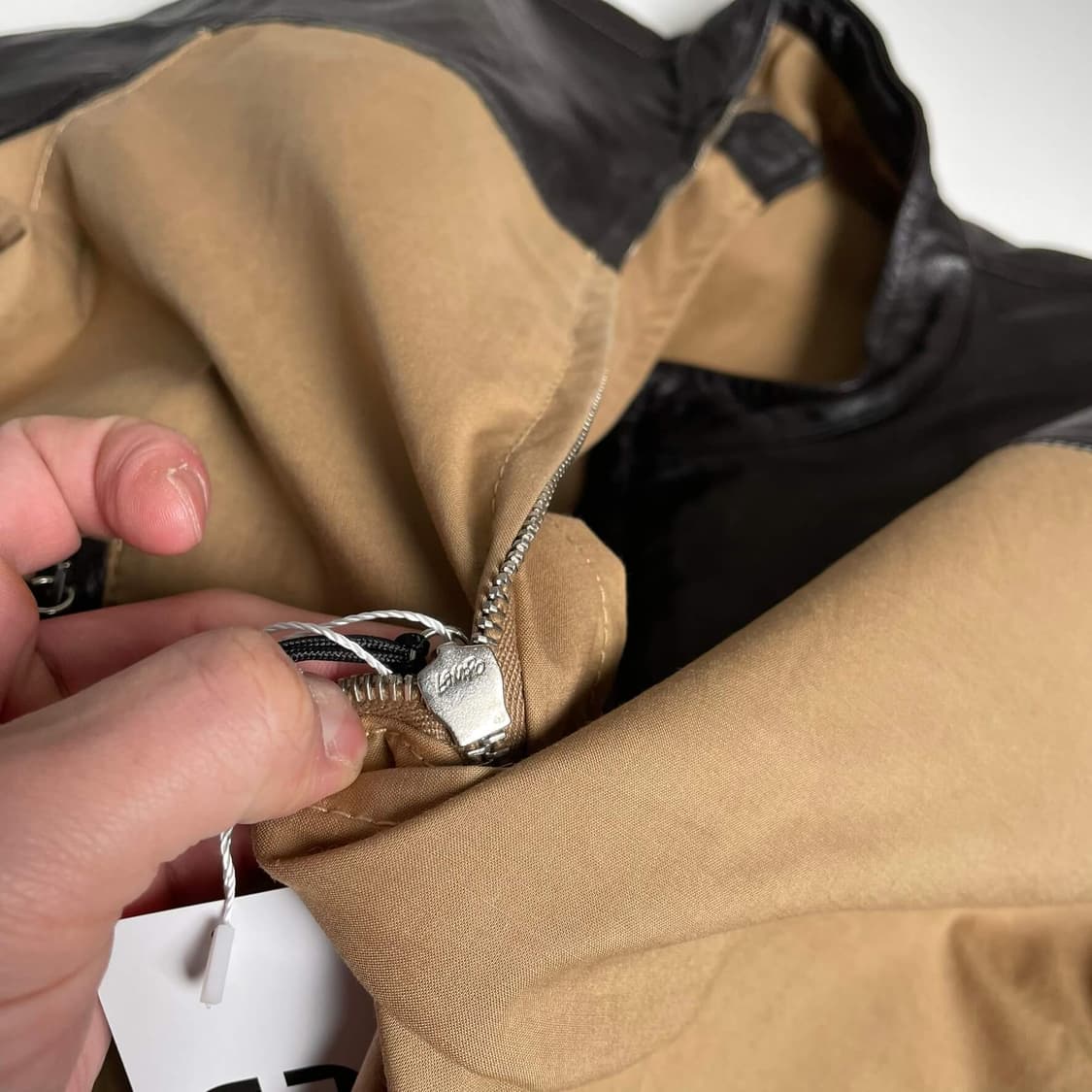 Dunhill 레더 코튼 2 파츠 자켓 (italy)   상품이미지6