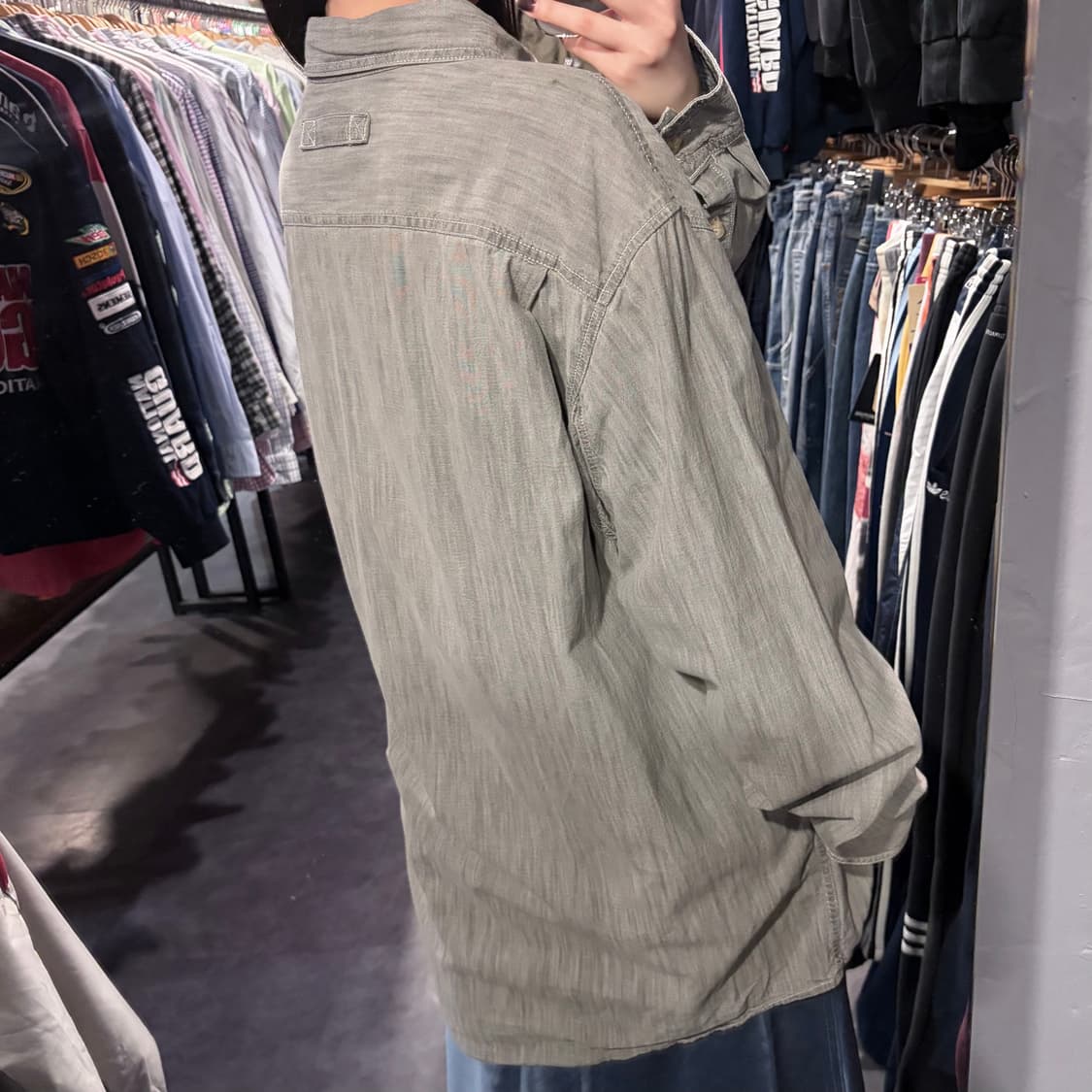 [IM] Carhartt 칼하트 긴팔 셔츠 그레이 상품이미지6