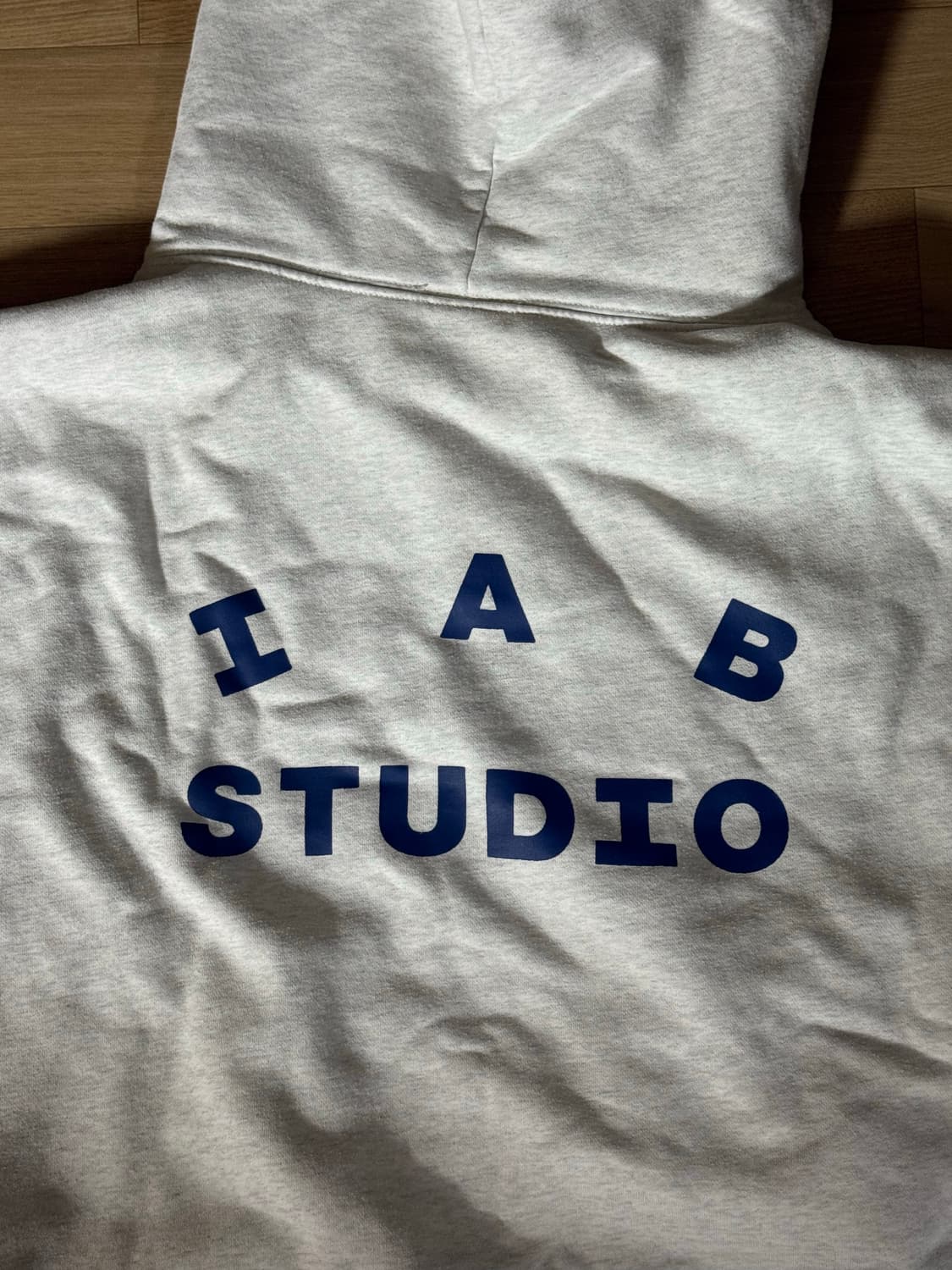 IAB STUDIO 아이앱 스튜디오 후드티 라이트 그레이 XL 상품이미지7
