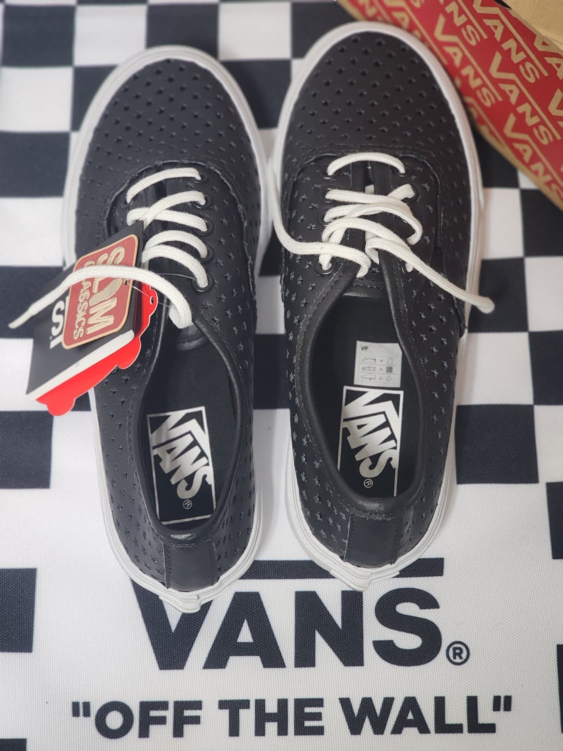 Vans Authentic SlimPerfStars 블랙 스니커즈 220 상품이미지3