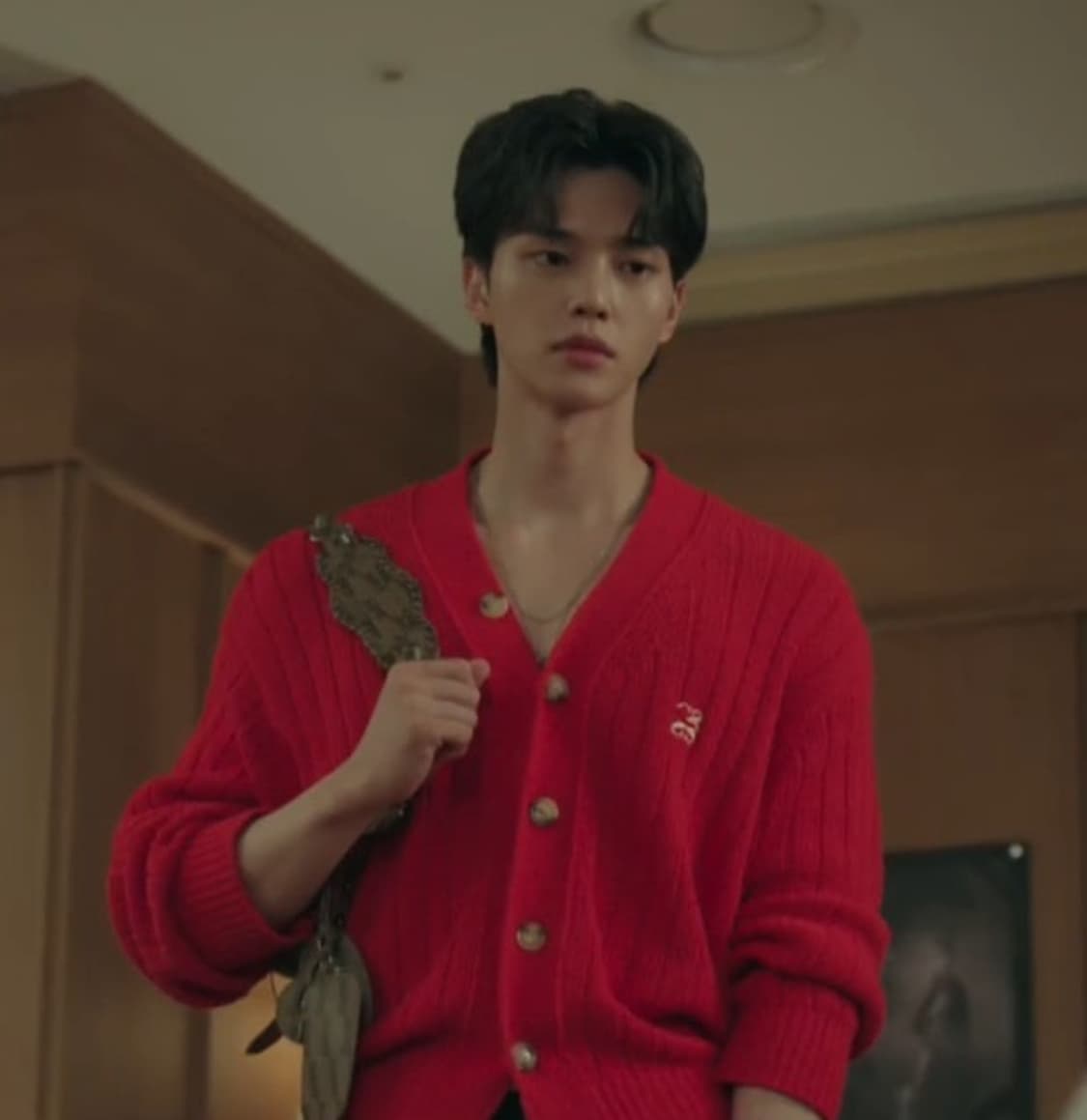 SATUR 파로 부클 가디건 브라운 M-L 상품이미지1