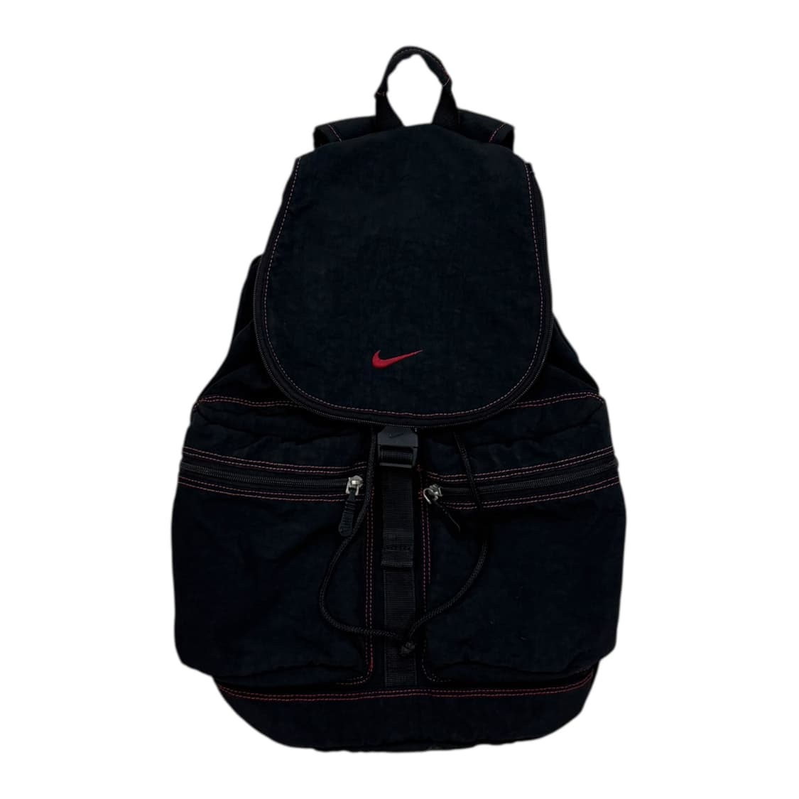 나이키 올드스쿨 스우시 복조리 럭색 백팩 Y2K 가방 블랙 상품이미지2