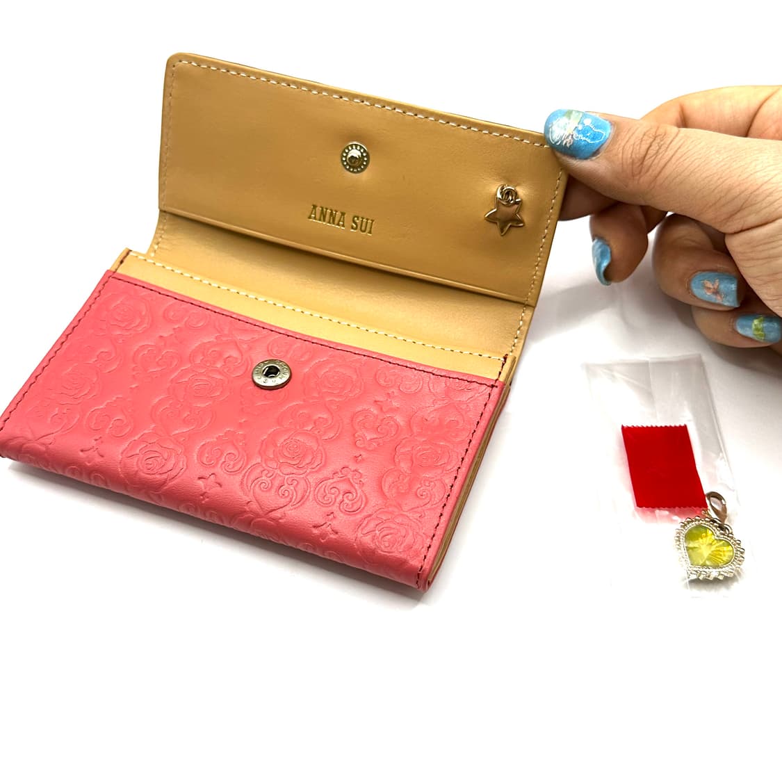 Annasui pink rose wallet. 상품이미지3