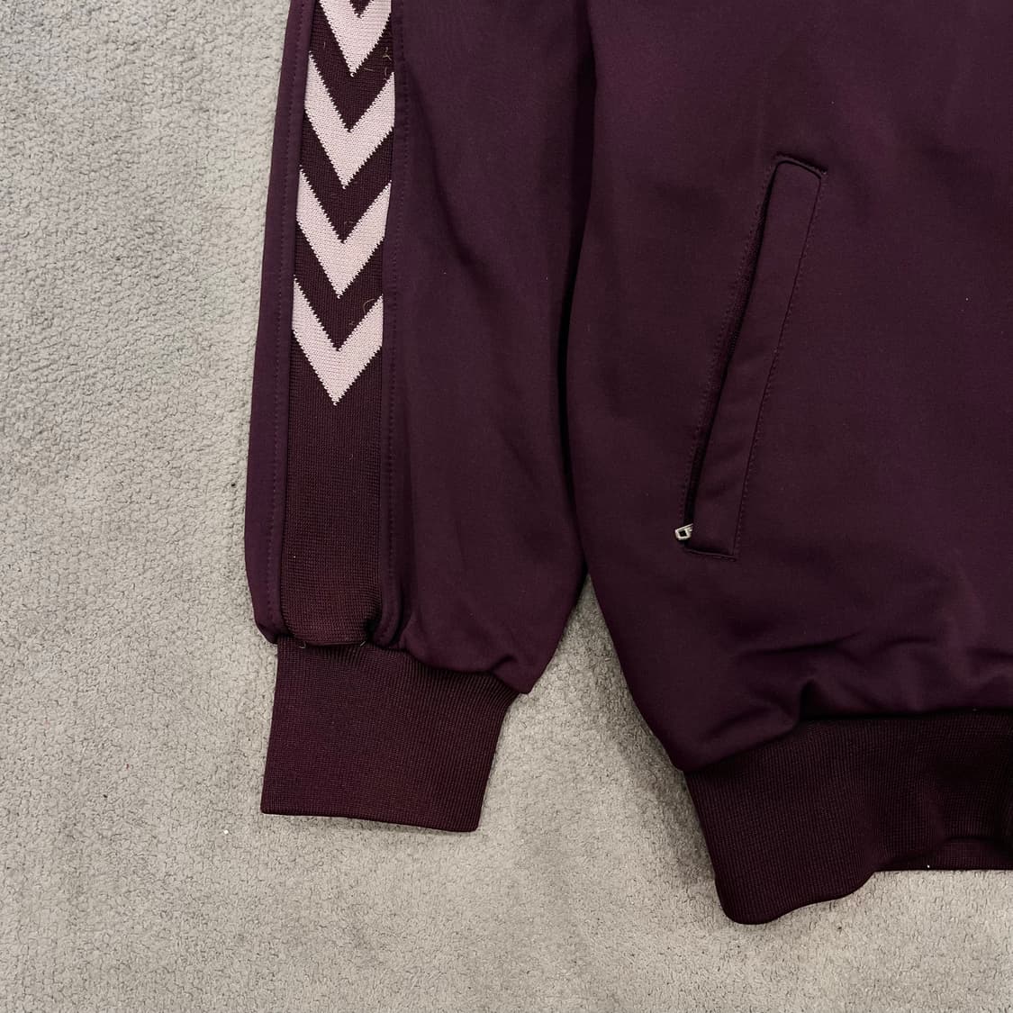 2XL 험멜 트랙탑 자켓 버건디 상품이미지3