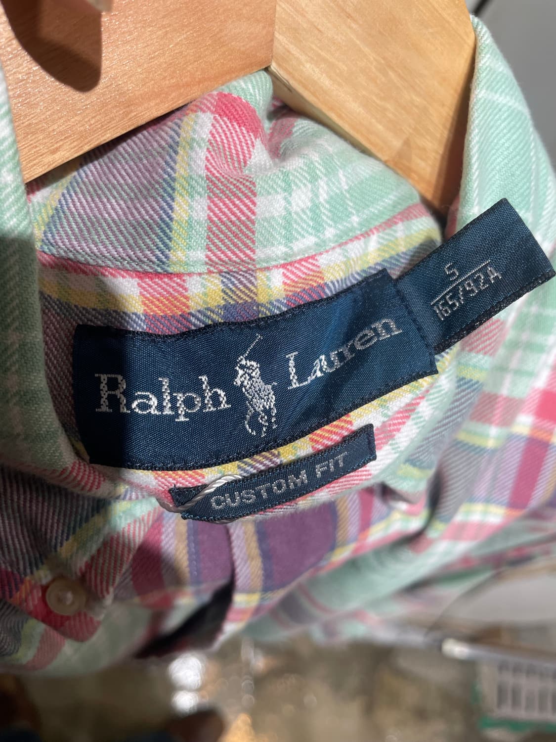 폴로 랄프로렌 민트 체크 옥스포드 셔츠 상품이미지8