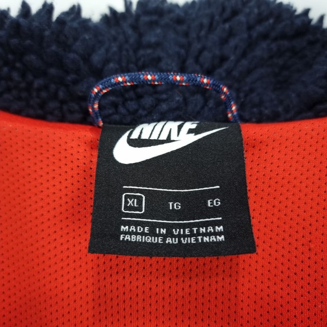 [나이키] 헤리티지 로고 자수 퀄팅 쉐르파 후드 자켓 M18727 상품이미지7