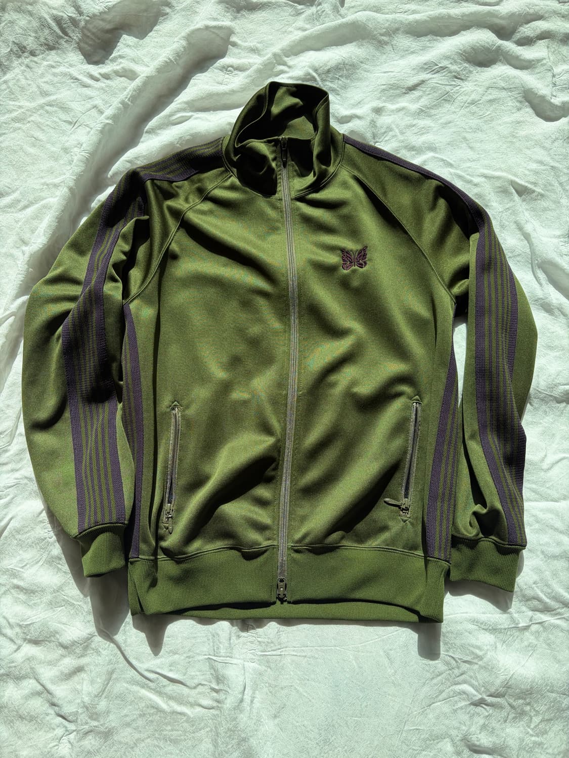니들스 트랙 자켓 폴리 스무스 올리브 m 상품이미지1