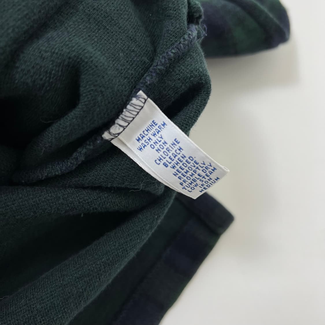 1990s USA 폴로 랄프로렌 블랙와치 PK티 상품이미지6