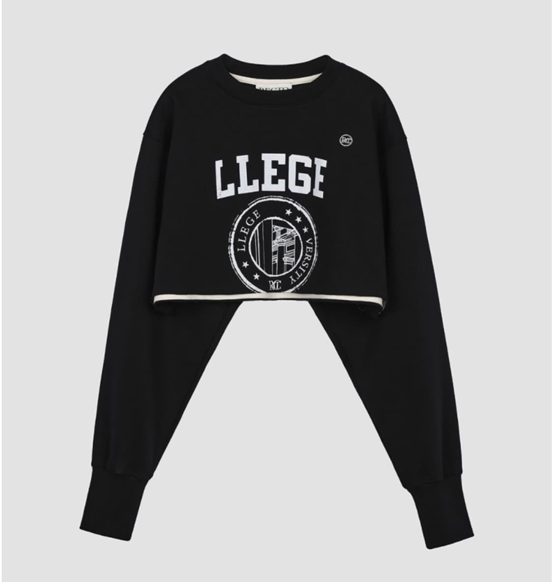 렉토 MENS CROPPED LLEGE SWEATSHIRT  상품이미지1
