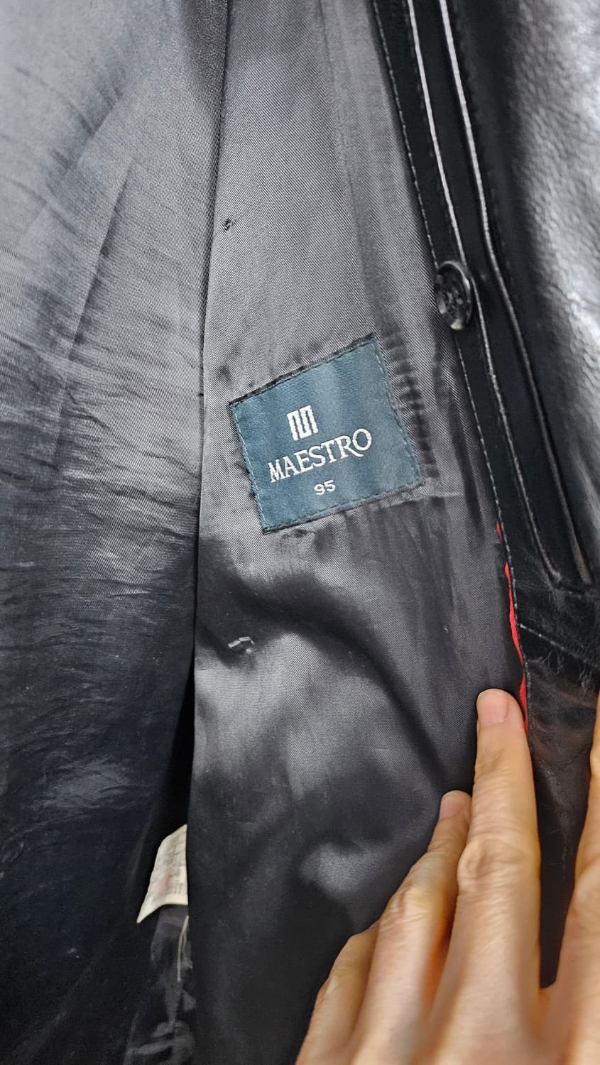 마에스트로 가죽 점퍼 상품이미지9