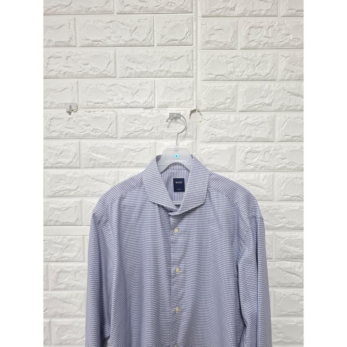 택포_ Boggi 보기 밀라노 체크 남성 셔츠 L 상품이미지3