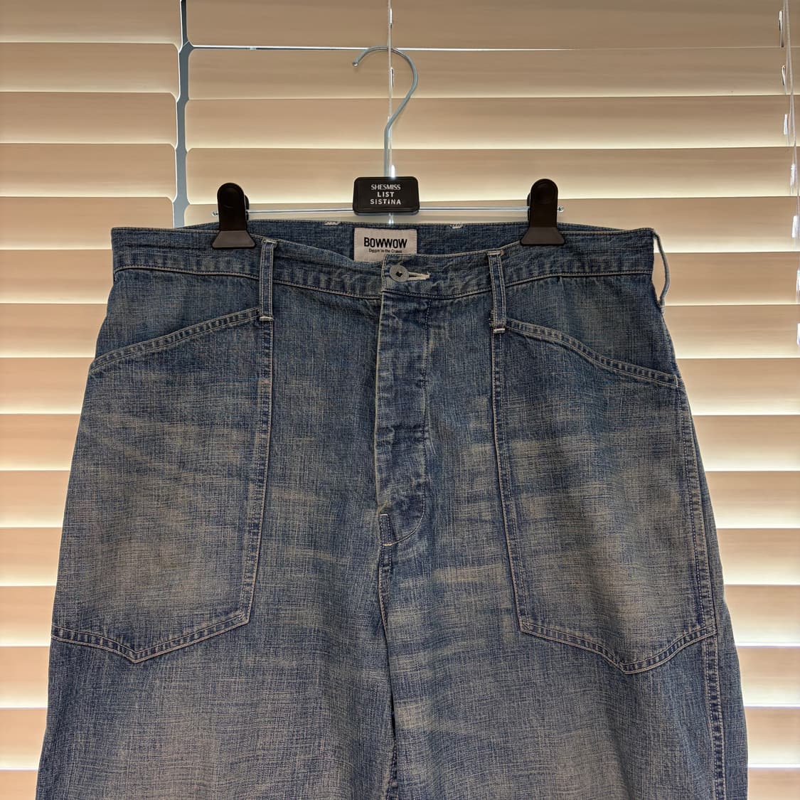 바우와우 US ARMY M35 빈티지 퍼티그 워크 데님 팬츠 L 상품이미지5