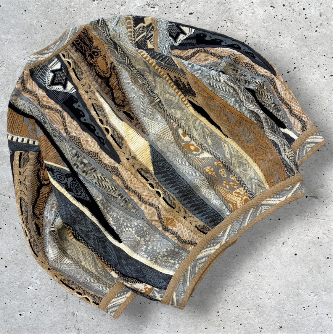 [S] CARLO ALBERTO 쿠지맛 골드 패턴 가디건 D871 상품이미지2