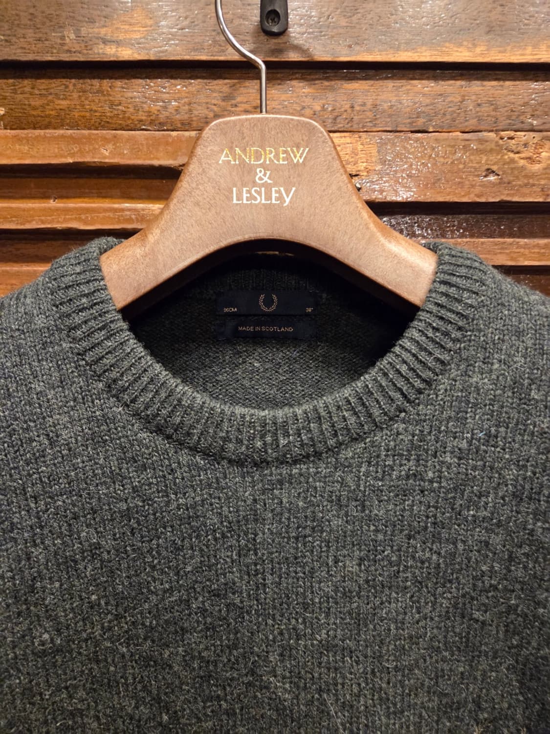 프레드페리 스코틀랜드 램스울니트 상품이미지2