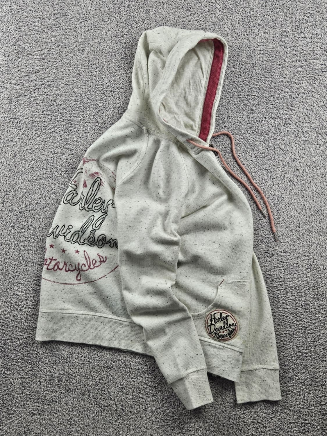 할리데이비슨 글리터 에슬레틱 후드 집업 ( L ) / 10930 상품이미지5