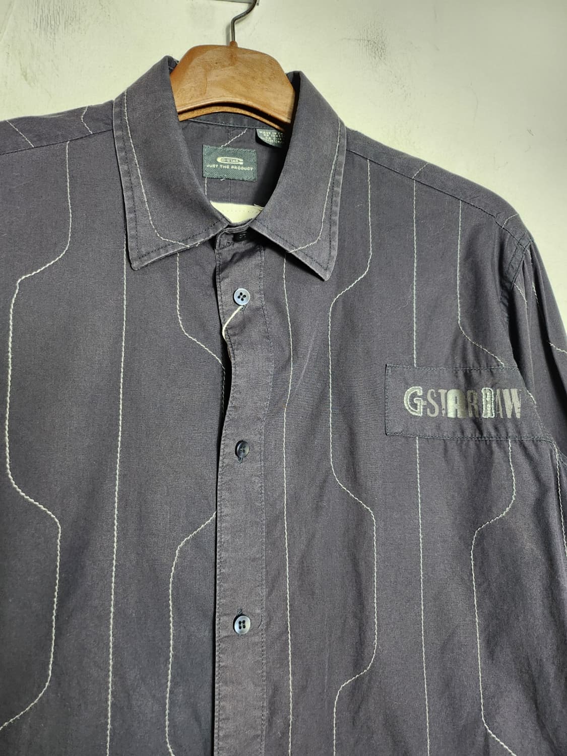 지스타 로우 데님 셔츠 상품이미지3