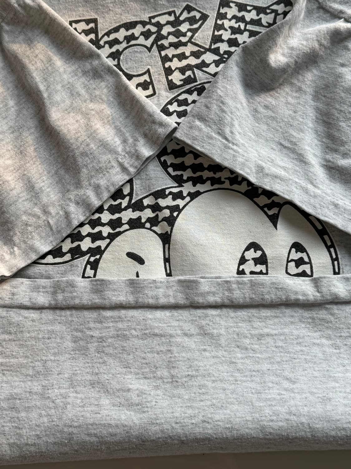 90s하운드투스 미키마우스 모크넥 티셔츠 상품이미지5