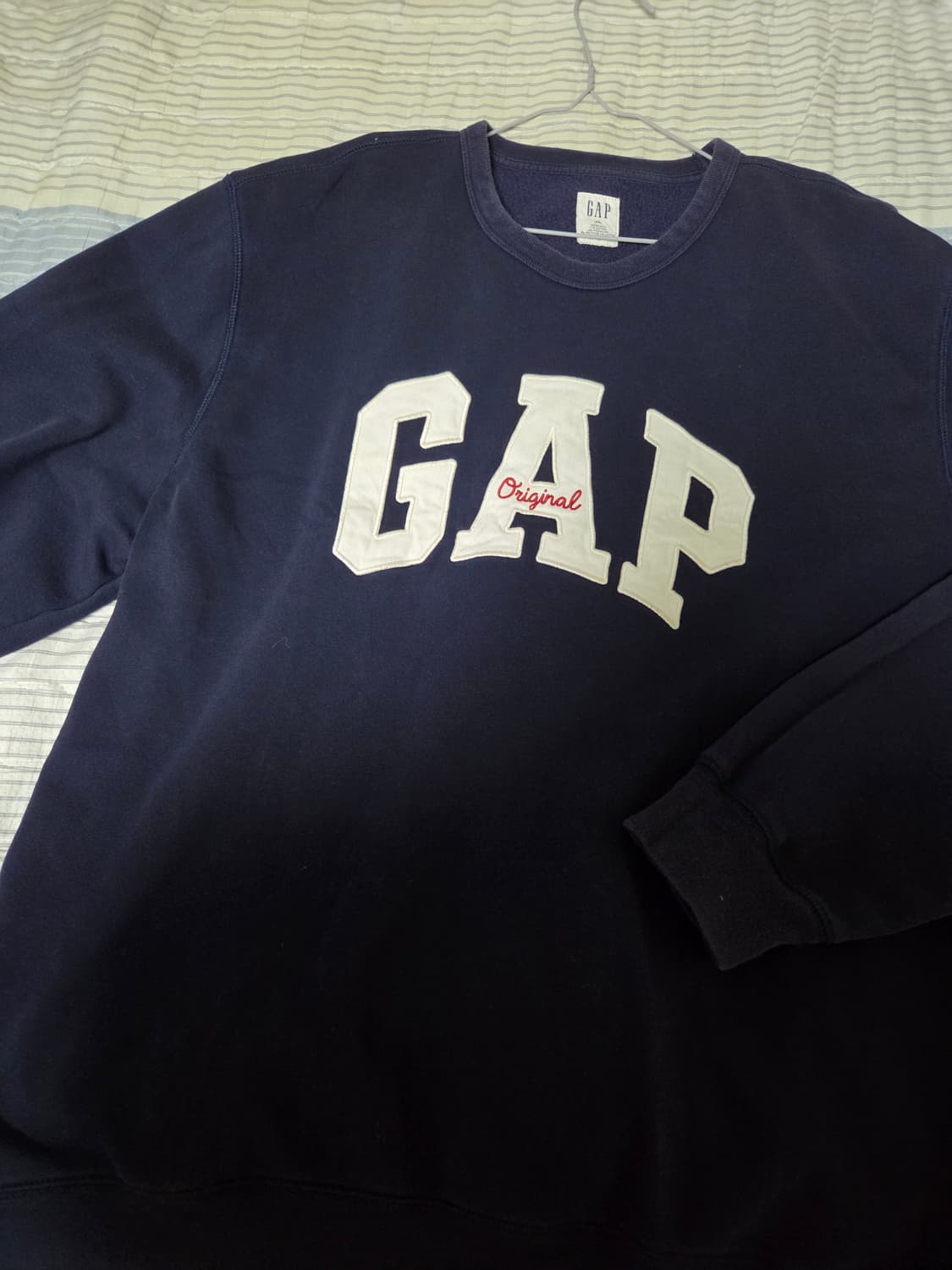 갭 2XL 네이비 맨투맨 상품이미지1