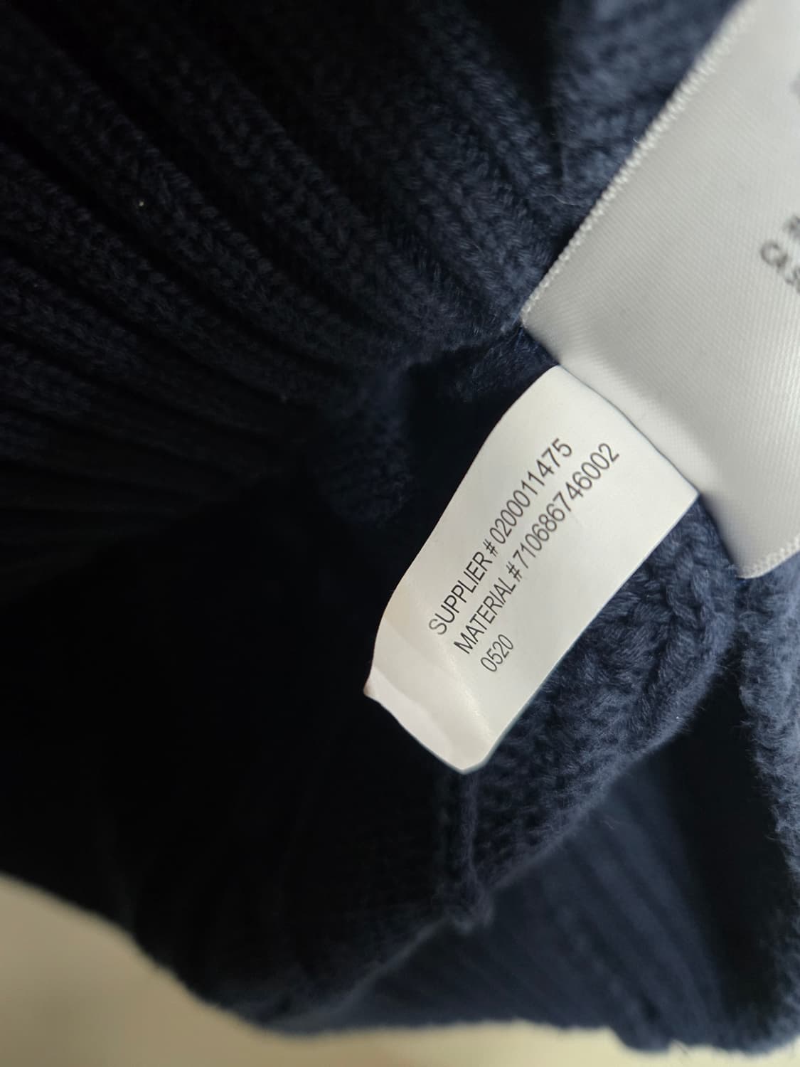 폴로 랄프로렌 꽈배기 니트 L 네이비 상품이미지6