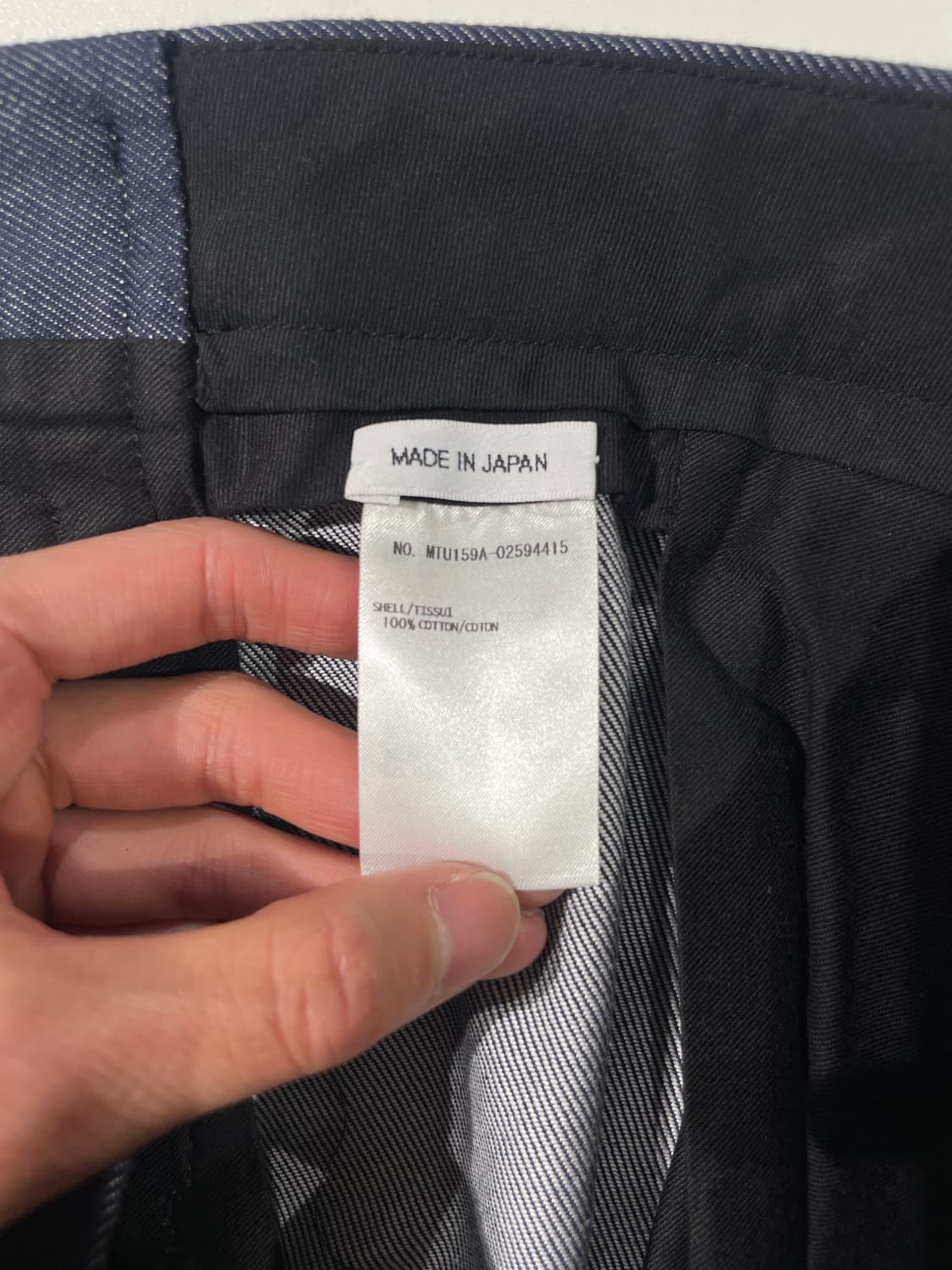 톰브라운 맨즈 버튼 플라이 데님 팬츠 상품이미지8