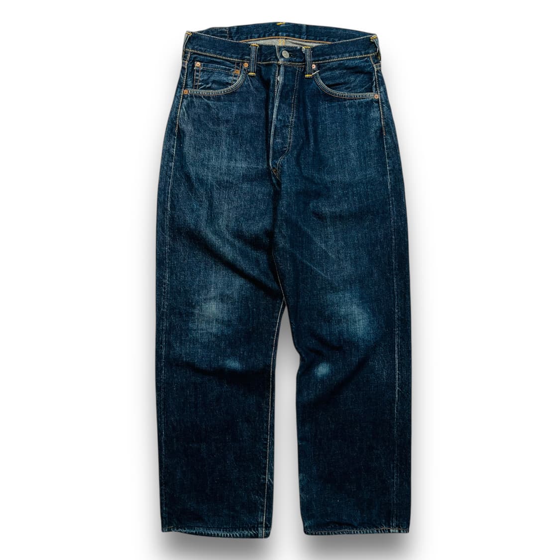 에비수 OG 마이티 페인티드 로고 빈티지 데님 팬츠 상품이미지4