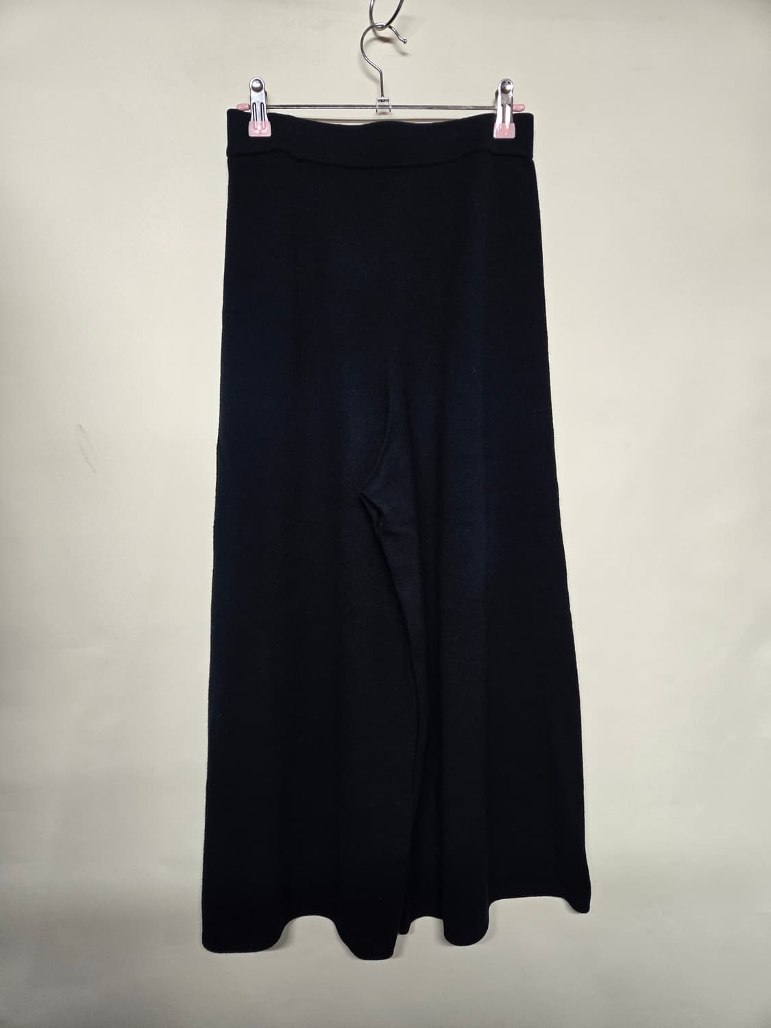 한섬 니트 와이드 팬츠 네이비 free 상품이미지1