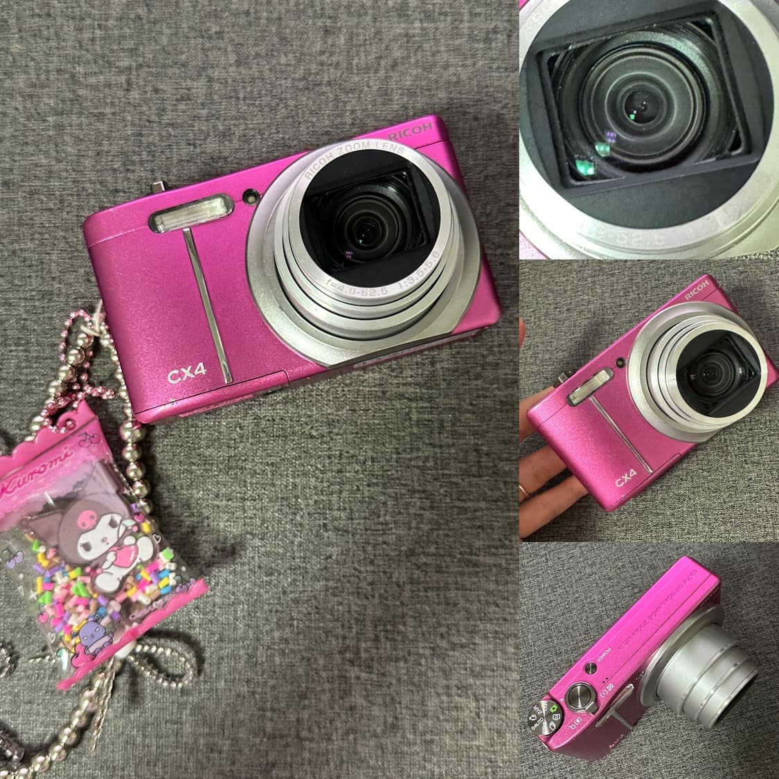 Y2K💖소프트포커스 ricoh 리코 CX4 핑크 디카 (작례O) cx5 상품이미지4