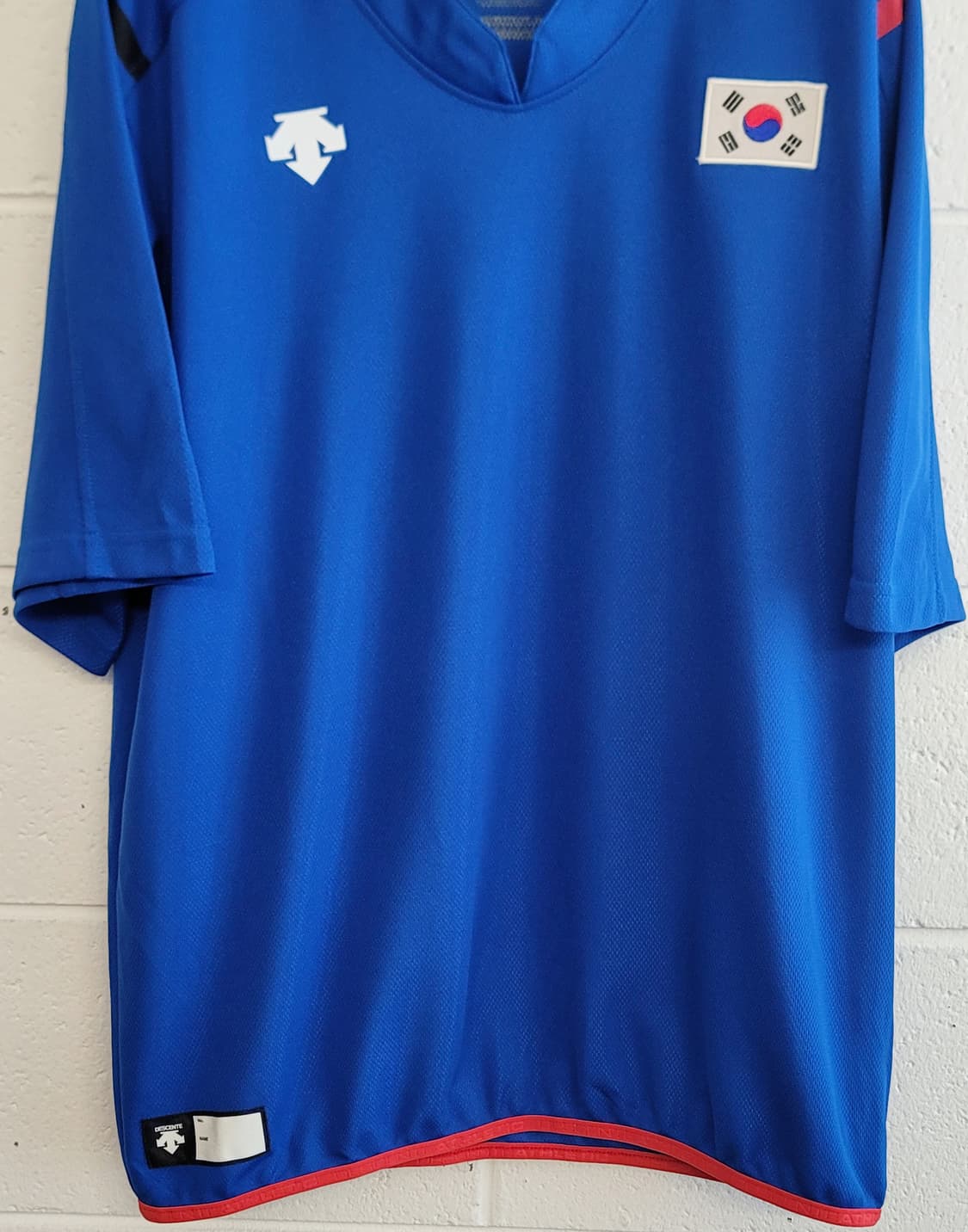 데상트 대한민국 야구 국가대표팀 선수 지급용 웝업티셔츠 판매 상품이미지4